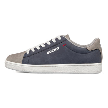 Sneakers blu e grigie da uomo con logo a contrasto Ducati, Brand, SKU m114002443, Immagine 0